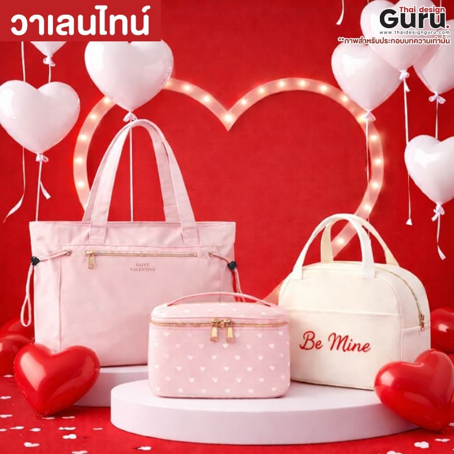 ผลิตกระเป๋าผ้า วาเลนไทน์
