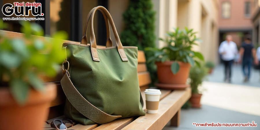กระเป๋าผ้าแฟชั่น ทรงหูหิ้ว กระเป๋าหูหิ้วแฟชั่น