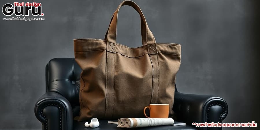 กระเป๋าผ้าแฟชั่น ทรงหูหิ้ว กระเป๋าหูหิ้วแฟชั่น