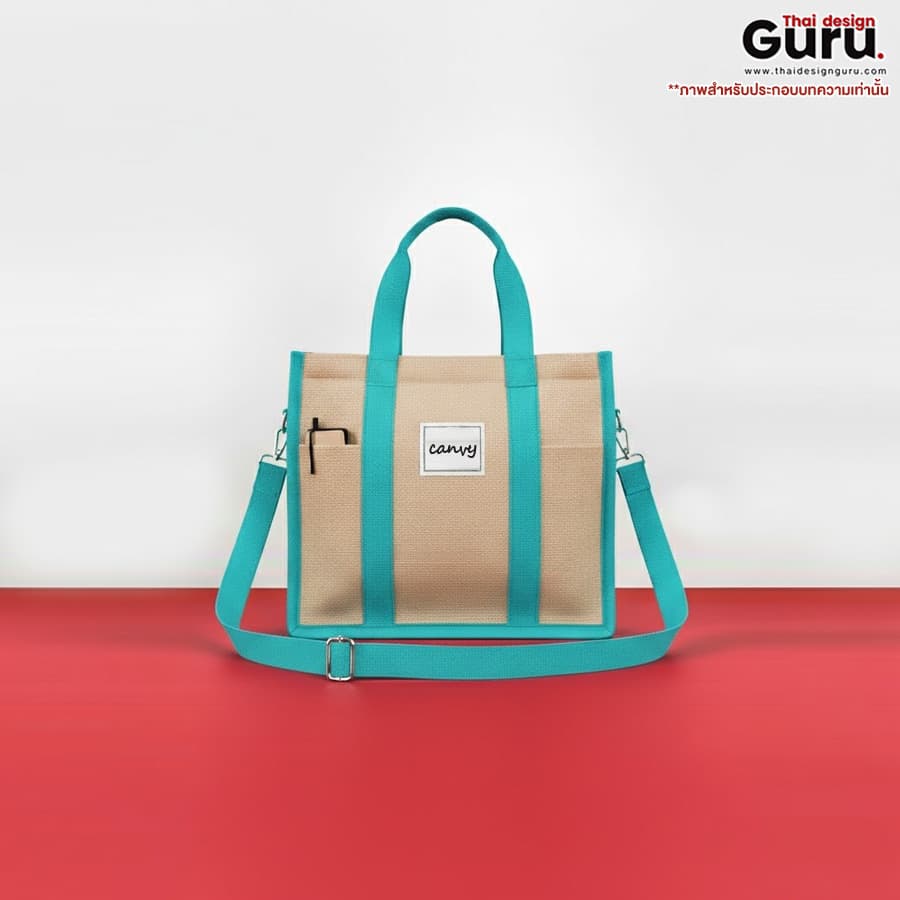 กระเป๋าผ้าแคนวาส กระเป๋า crossbody