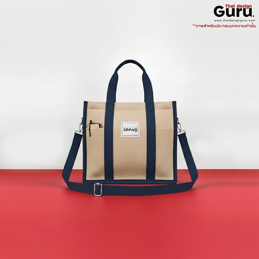 กระเป๋าผ้าแคนวาส กระเป๋า crossbody