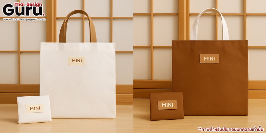 กระเป๋าผ้ามินิมอล กระเป๋าผ้าสไตล์มินิมอล