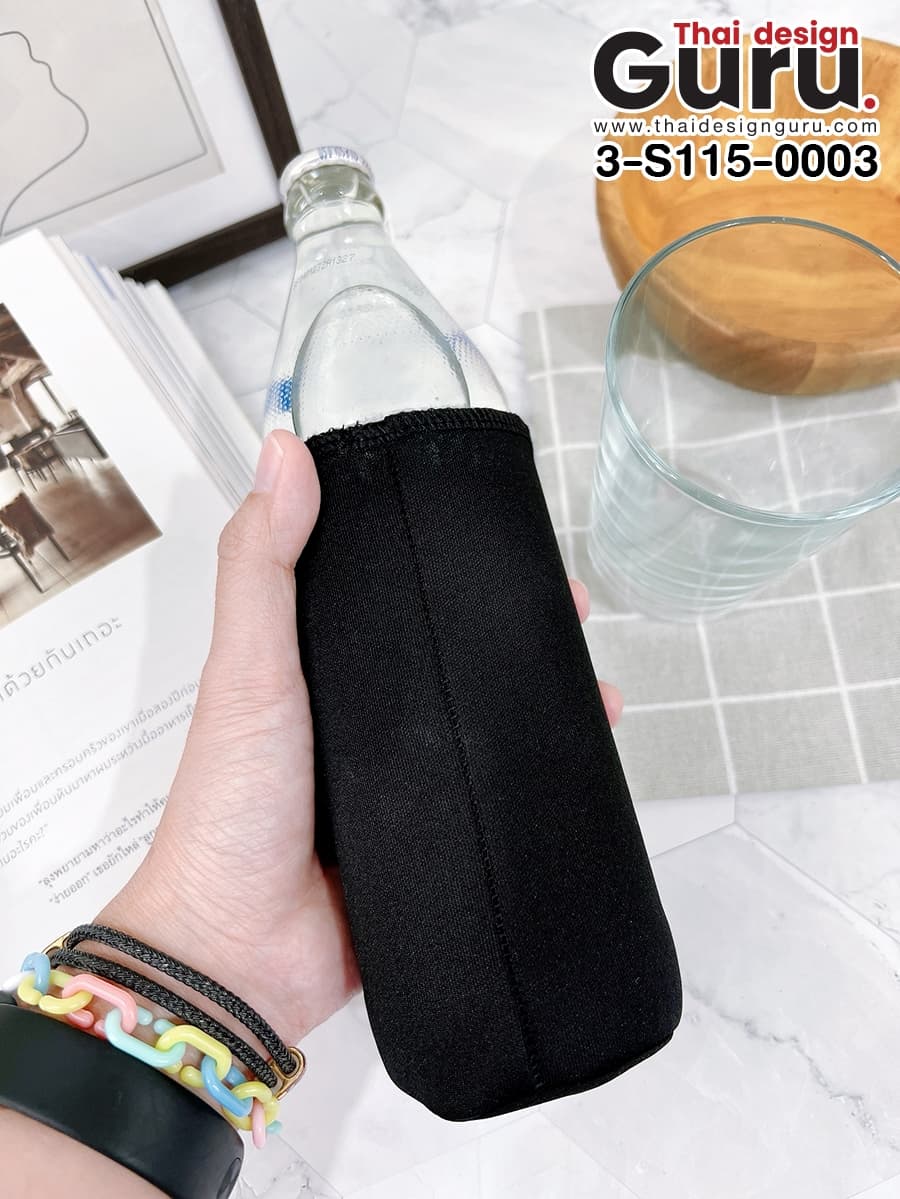 สั่งผลิตปลอกผ้าใส่ขวดน้ำสิงห์ ปลอกผ้าใส่ขวดน้ำสิงห์