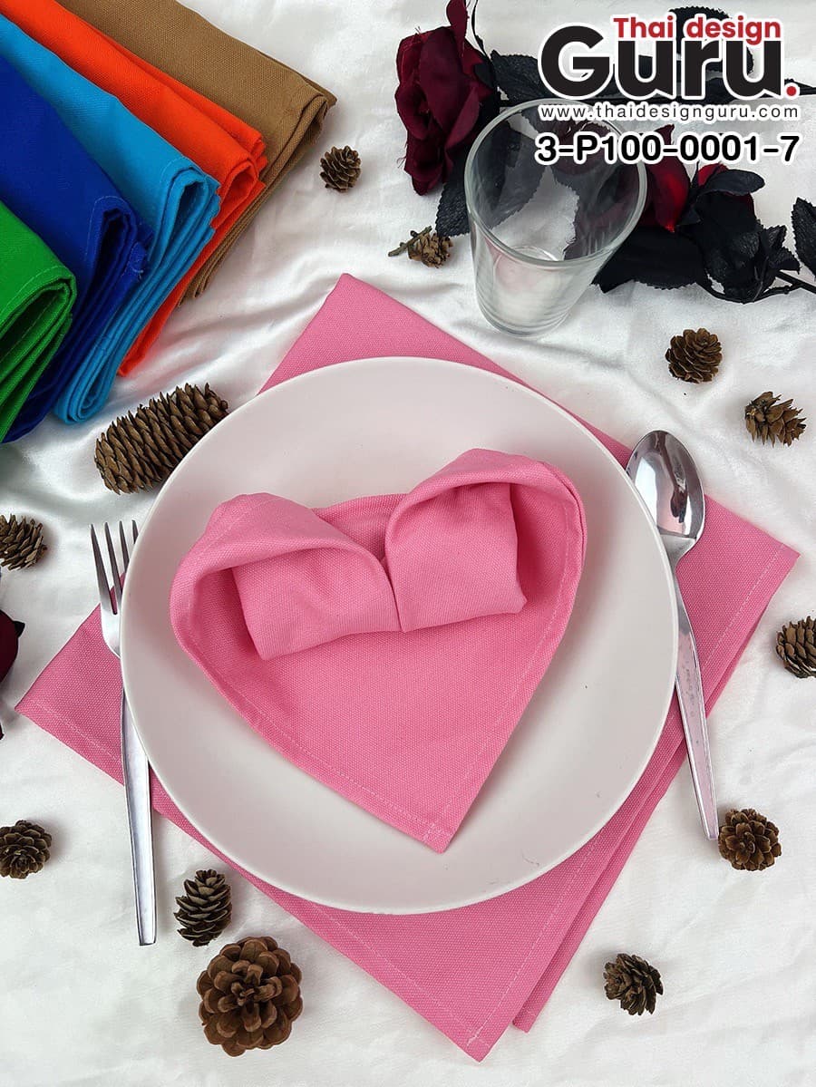สั่งผลิตผ้าเช็ดปาก napkin ผ้าเช็ดปาก napkin