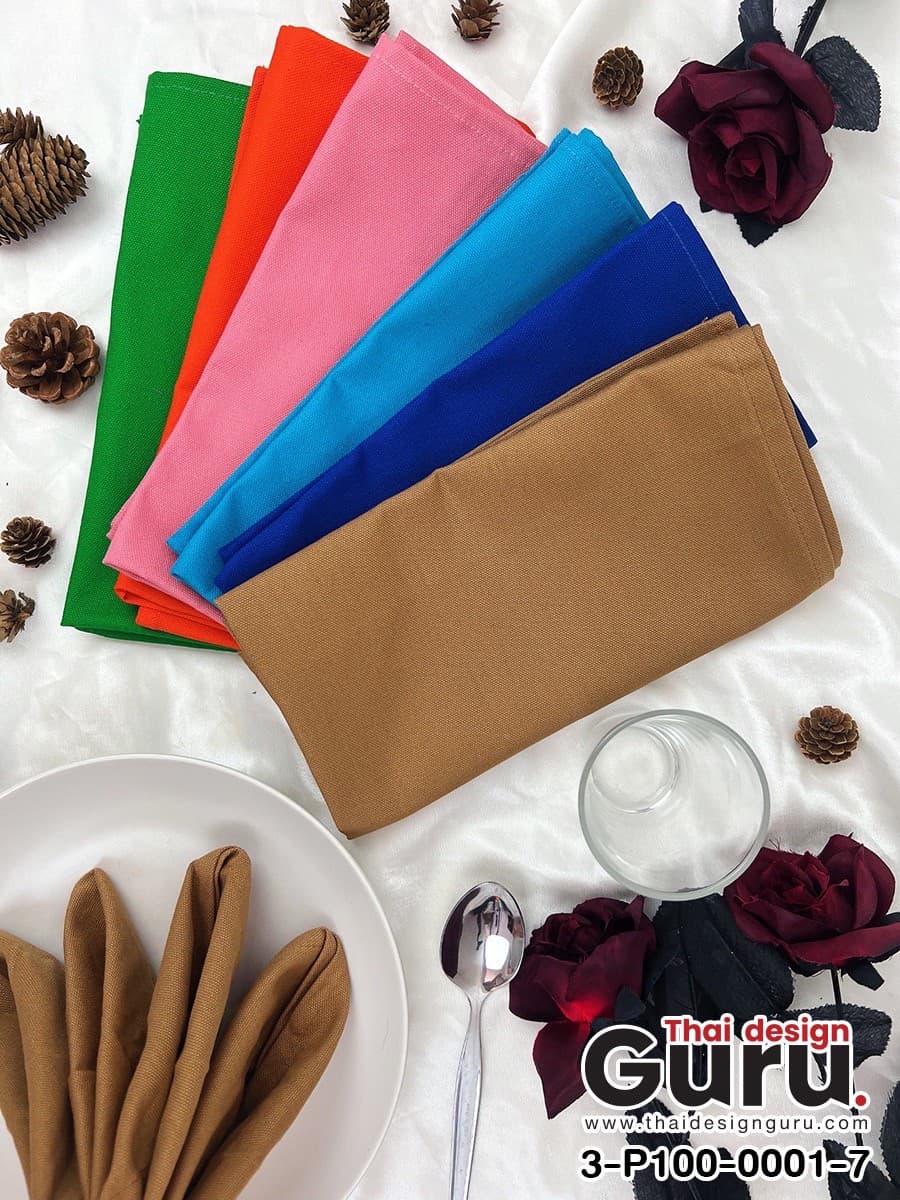 สั่งผลิตผ้าเช็ดปาก napkin ผ้าเช็ดปาก napkin