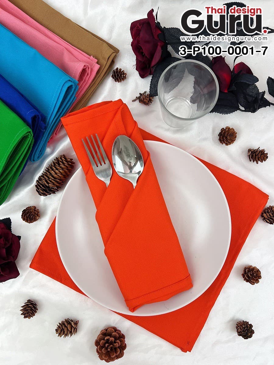 สั่งผลิตผ้าเช็ดปาก napkin ผ้าเช็ดปาก napkin