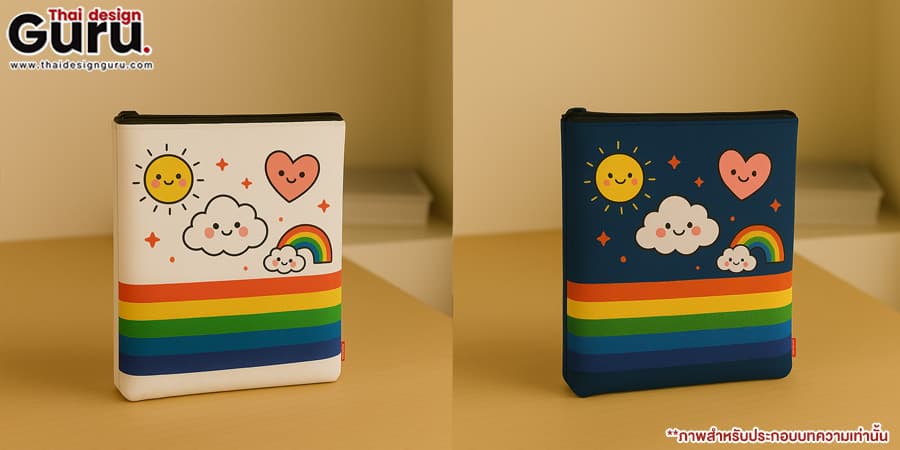 กระเป๋าผ้าสีรุ้ง ออกแบบกระเป๋าผ้า LGBTQ+