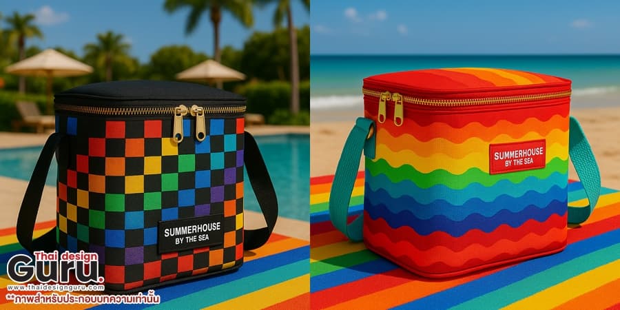 กระเป๋าผ้าสีรุ้ง ออกแบบกระเป๋าผ้า LGBTQ+