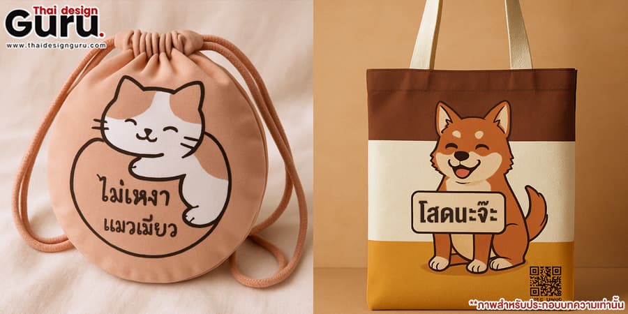 กระเป๋าผ้าของพรีเมียม แจกถุงผ้าอย่างมืออาชีพ