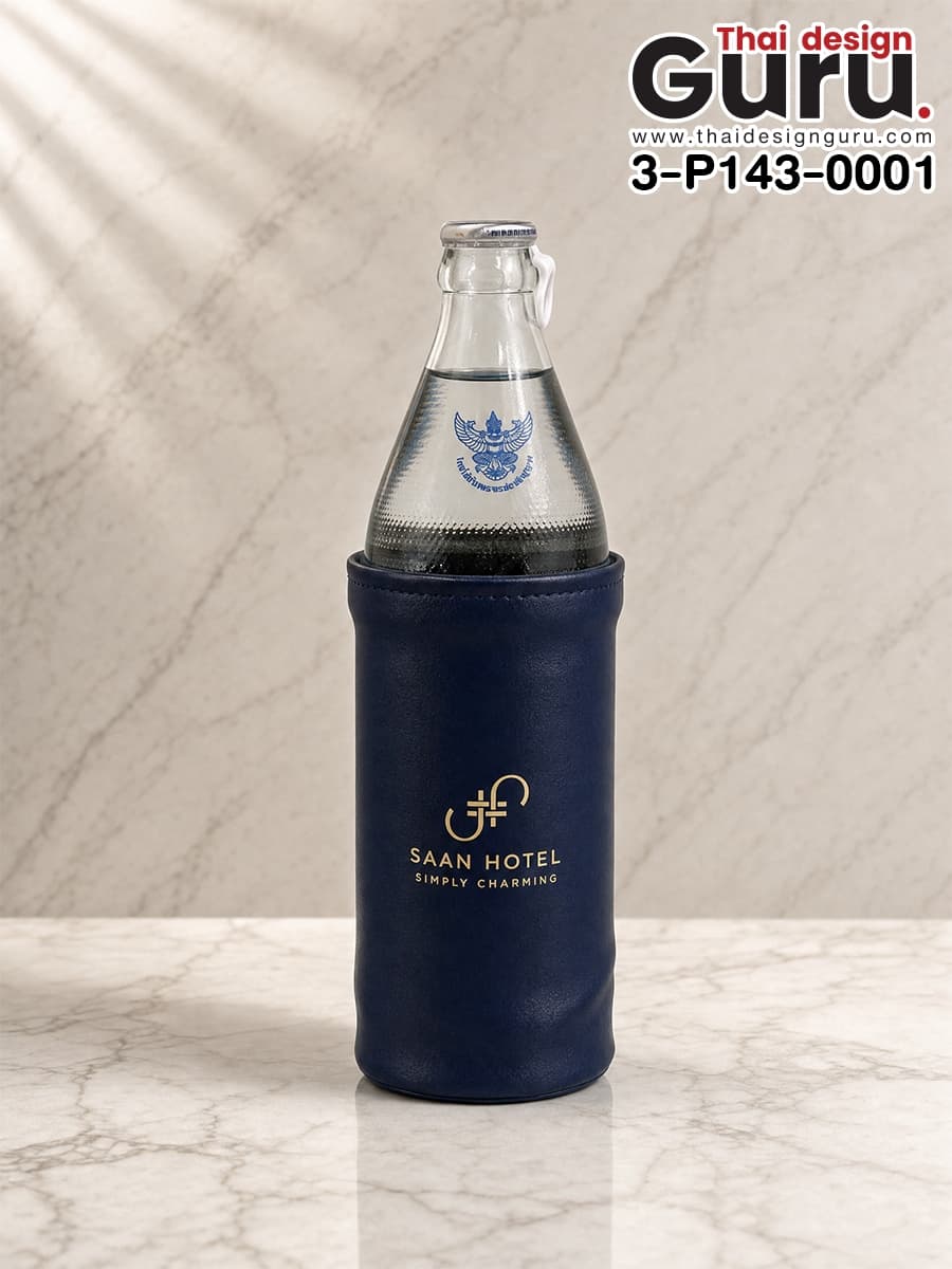 สั่งผลิตปลอกใส่ขวดน้ำ หนัง PU ปลอกใส่ขวดน้ำ หนัง PU