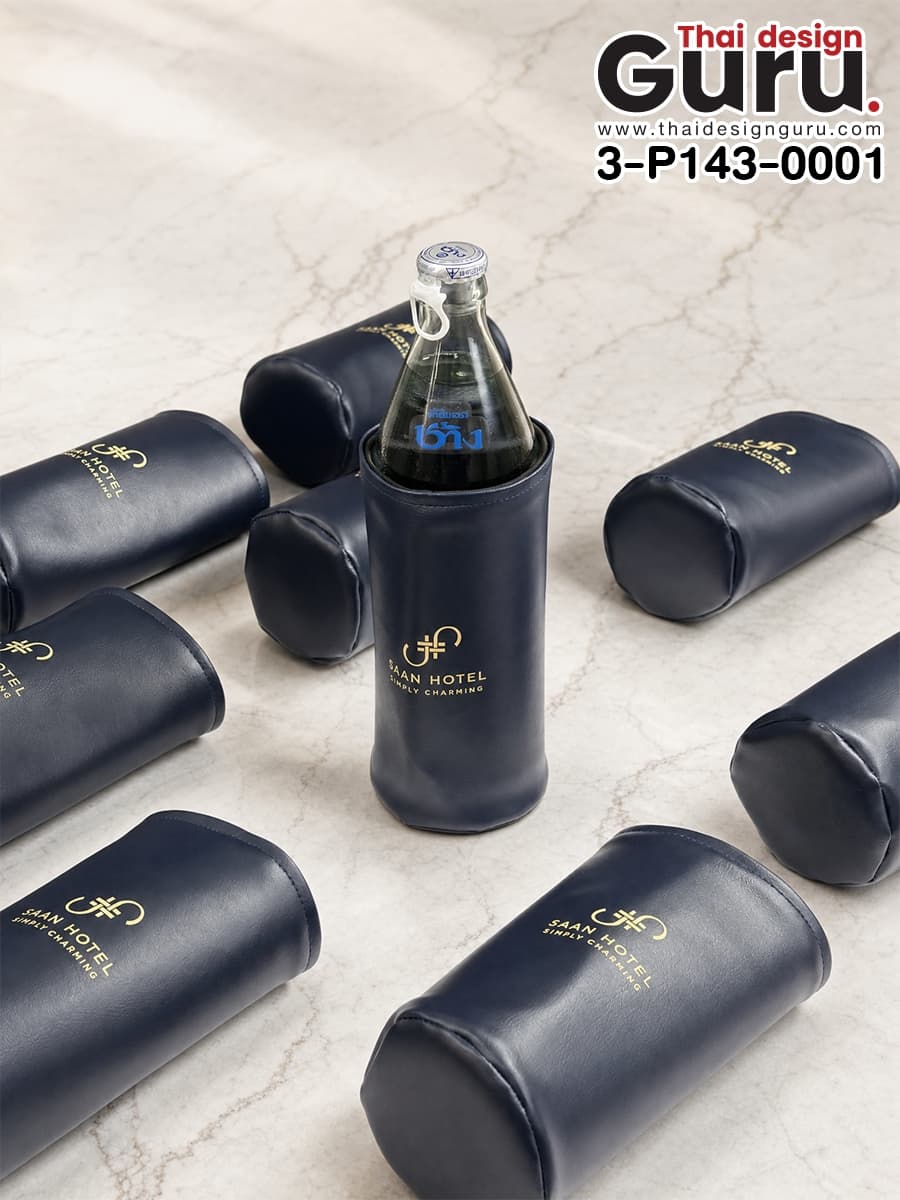 สั่งผลิตปลอกใส่ขวดน้ำ หนัง PU ปลอกใส่ขวดน้ำ หนัง PU