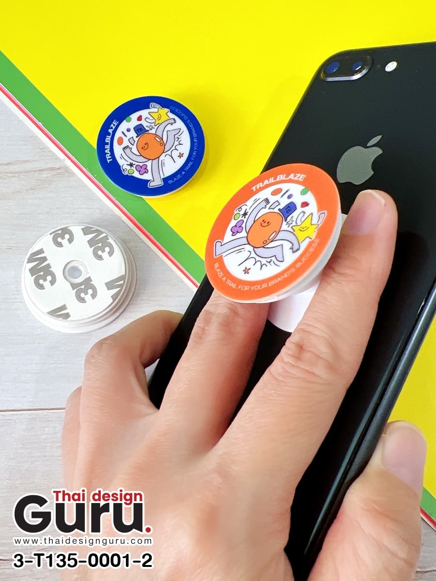 สั่งทำที่ติดมือถือทรงกลม ที่ติดมือถือทรงกลม